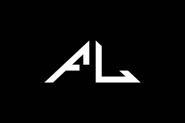 Asgari Üçgen Başlangıç Harfleri FL logosu. Bu başlangıç için hangi şirket veya markanın adı uygun olacaktır.