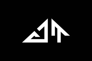 Asgari Üçgen Baş harfleri JT logosu. Bu başlangıç için hangi şirket veya markanın adı uygun olacaktır.