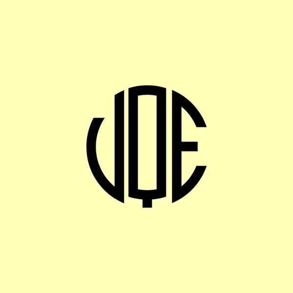 Logo Vqe Zakulacených Počátečních Písmen Creative Bude Vhodné Pro Kterou — Stockový vektor