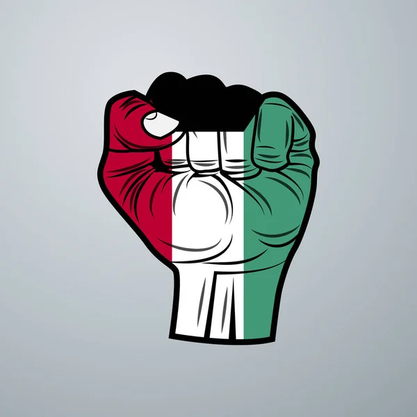Kuwait Bandiera Con Disegno Mano Isolato Sfondo Bianco Illustrazione Vettoriale — Vettoriale Stock