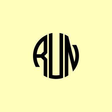 Yaratıcı Yuvarlak Harfler BM Logosu. Bu başlangıç için hangi şirket veya markanın adı uygun olacaktır.