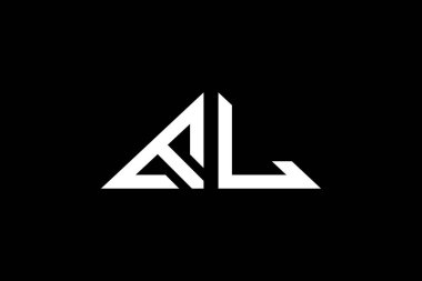 Asgari Üçgen Başlangıç Harfleri ML logosu. Bu başlangıç için hangi şirket veya markanın adı uygun olacaktır.