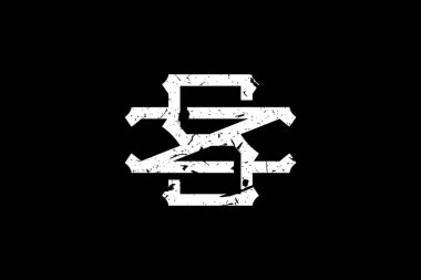 Klasik Baş harfler SZ logosu. Bu logo yaratıcı bir şekilde antika monogram yazı karakterini içeriyor. Kraliyet, Butik, Otel, Heraldic ve moda için uygun olacak..