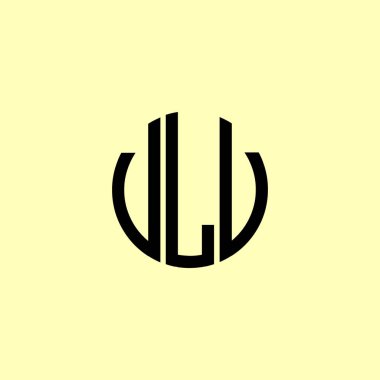 Yaratıcı Yuvarlak Baş harfler VLV logosu. Bu başlangıç için hangi şirket veya markanın adı uygun olacaktır.