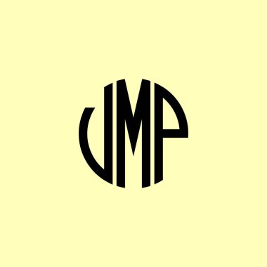 Yaratıcı Yuvarlak Harfler VMP logosu. Bu başlangıç için hangi şirket veya markanın adı uygun olacaktır.
