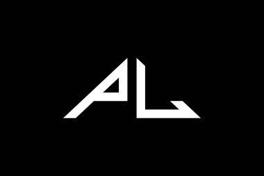Asgari Üçgen Başlangıç Harfleri PL logosu. Bu başlangıç için hangi şirket veya markanın adı uygun olacaktır.