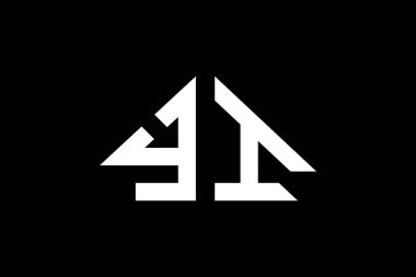 Asgari Üçgen Başlangıç Harfleri YI logosu. Bu başlangıç için hangi şirket veya markanın adı uygun olacaktır.