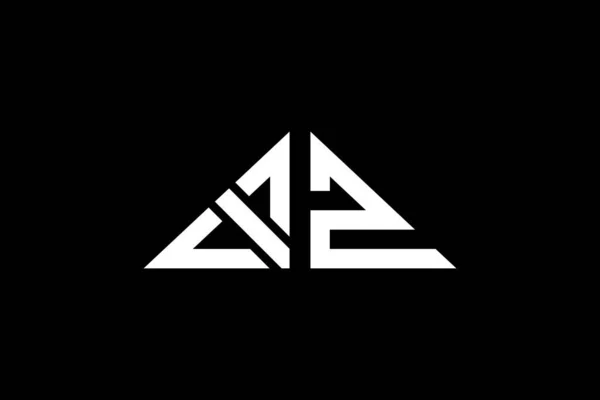 Minimal Triangle Initial Letters Logo Inglés Será Adecuado Para Qué — Vector de stock