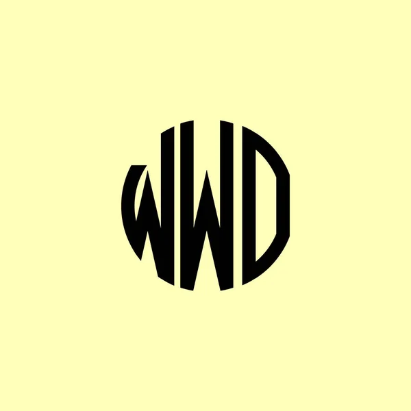 Δημιουργική Στρογγυλεμένα Αρχικά Γράμματα Λογότυπο Wwo Είναι Κατάλληλο Για Ποια — Διανυσματικό Αρχείο
