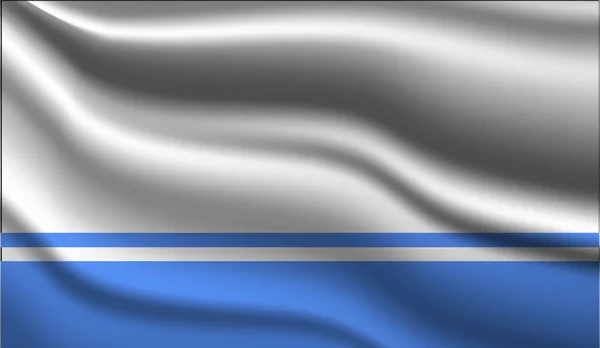 アルタイ共和国現代的な旗のデザイン ベクトルイラスト テクスチャ またはバナーに使用されます — ストックベクタ