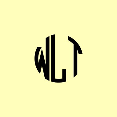 Yaratıcı Yuvarlak Baş harfler WLT logosu. Bu başlangıç için hangi şirket veya markanın adı uygun olacaktır.