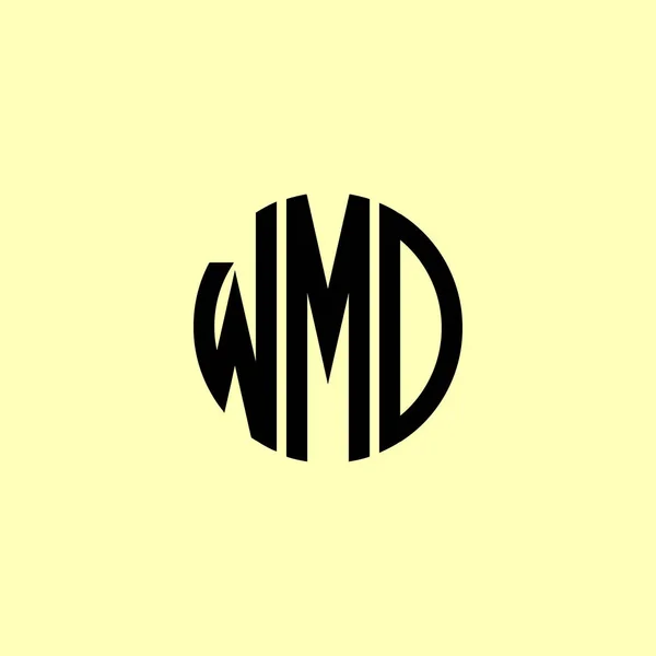 크리에이티브 레퍼토리 Wmd Logo 회사나 브랜드 단계에 적합할 것입니다 — 스톡 벡터