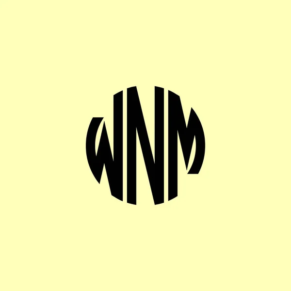 크리에이티브 레퍼토리 Wnm Logo 회사나 브랜드 단계에 적합할 것입니다 — 스톡 벡터