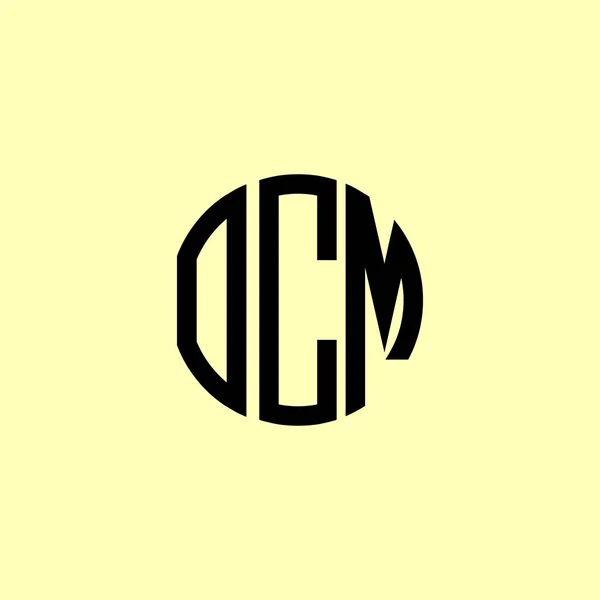 Creative Initial Letters Ocm Logo 会社やブランド名が最初のものを開始するのに適しています — ストックベクタ