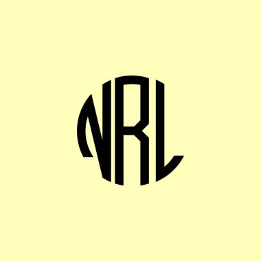 Yaratıcı Yuvarlak Harfler NRL logosu. Bu başlangıç için hangi şirket veya markanın adı uygun olacaktır.