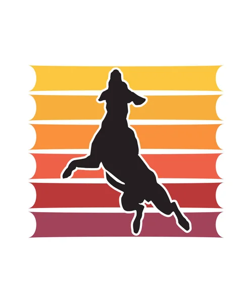 Bob Retro Sunset Design Векторный Дизайн Шаблона Логотипа Значков Футболки — стоковый вектор