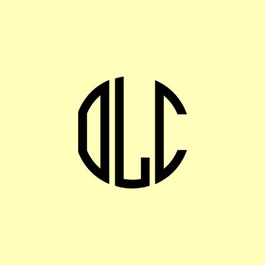 Yaratıcı Yuvarlak Baş harfler OLC Logosu. Bu başlangıç için hangi şirket veya markanın adı uygun olacaktır.