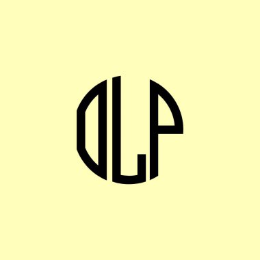 Yaratıcı Yuvarlak Baş harfler OLP logosu. Bu başlangıç için hangi şirket veya markanın adı uygun olacaktır.