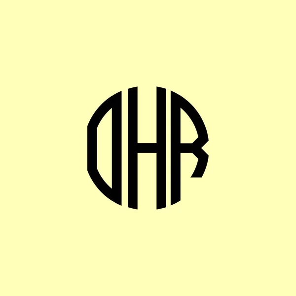 Creative Rounded Initial Letters Ohr Logo 会社やブランド名が最初のものを開始するのに適しています — ストックベクタ