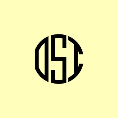 Yaratıcı Yuvarlak Harfler CSI Logosu. Bu başlangıç için hangi şirket veya markanın adı uygun olacaktır.