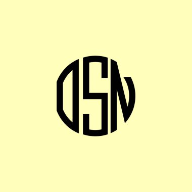 Yaratıcı Yuvarlak Baş harfler OSN logosu. Bu başlangıç için hangi şirket veya markanın adı uygun olacaktır.