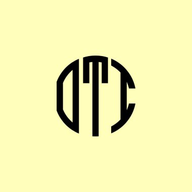 Yaratıcı Yuvarlak Harfler OTI logosu. Bu başlangıç için hangi şirket veya markanın adı uygun olacaktır.
