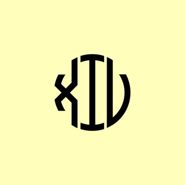 Yaratıcı Yuvarlak Başlıklı Harfler 14 Logosu. Bu başlangıç için hangi şirket veya markanın adı uygun olacaktır.