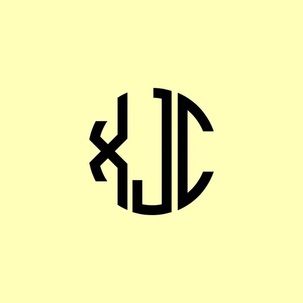 Kreative Runde Anfangsbuchstaben Xjc Logo Wird Geeignet Sein Für Welches — Stockvektor