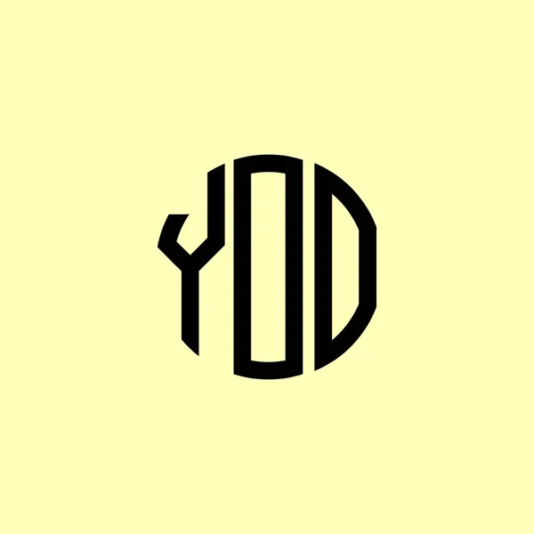 创用大写字母首字母Yoo标志 这将是合适的哪家公司或品牌开始这些初始的 — 图库矢量图片