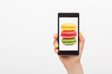 Macaroons Smartphone içinde resim