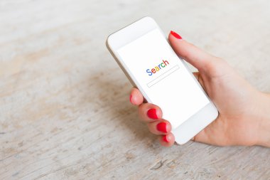 Smartphone cep telefonu ile arama web sitesi