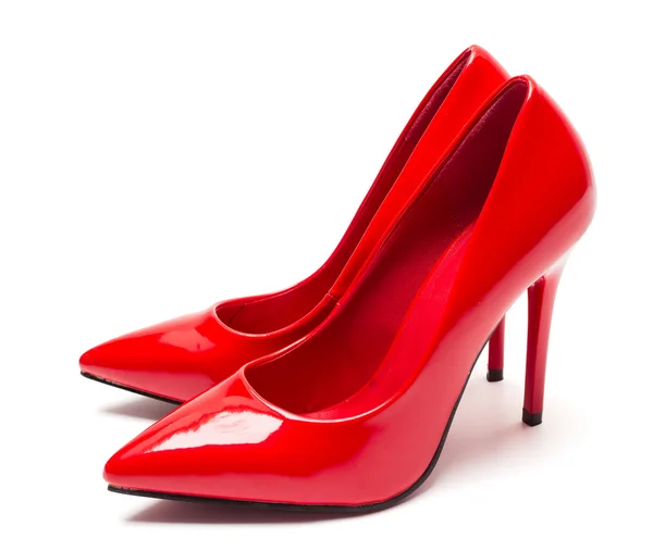 Red high heel shoes — Stock Photo, Image