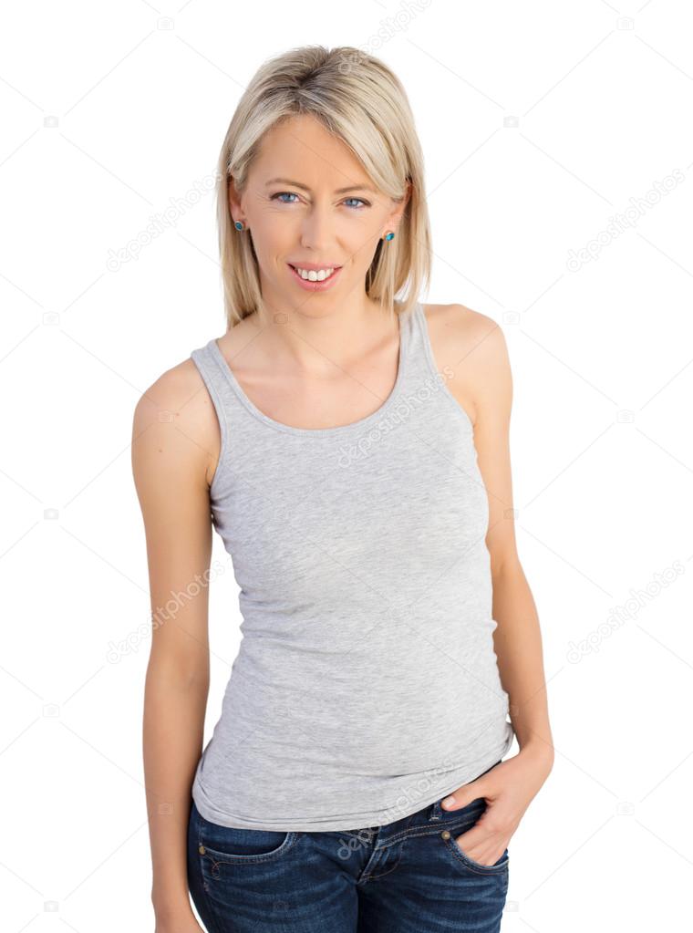 Photo of Woman Wearing Tank Top · Free Stock Photo