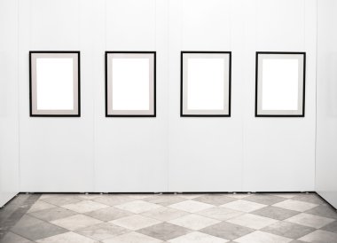 Boş resim çerçeveleri duvar Sanat Galerisi