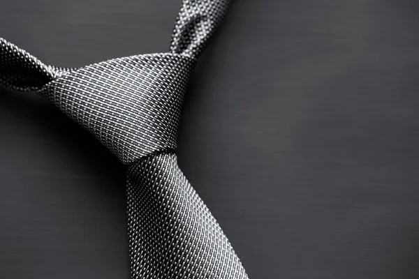 Corbata de hombre gris — Foto de Stock