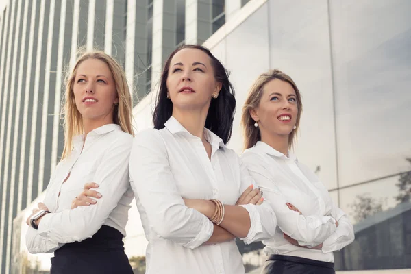 Donne d'affari felici — Foto Stock