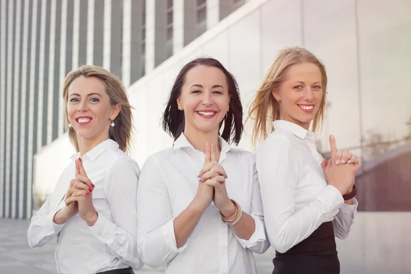 Donne d'affari felici — Foto Stock