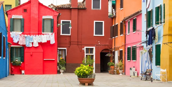 Kolorowe domy w Włochy — Zdjęcie stockowe