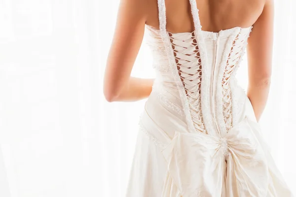 Brides wedding dress — Stock Photo, Image