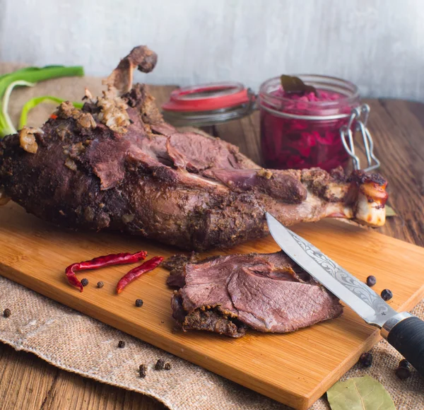 Grilled piece of meat — Stock Photo, Image