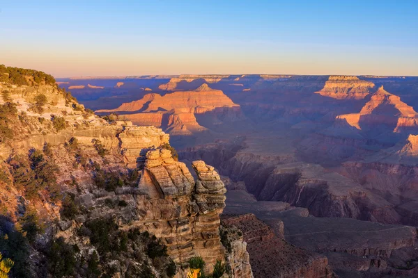 Salida del sol del Gran Cañón desde Mather Point — Foto de Stock