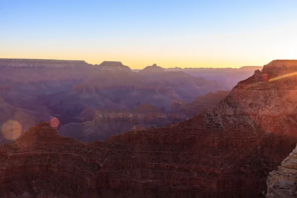 Grand Canyon Sunrise de Mather Point — Fotografia de Stock