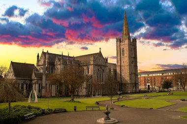 Dublin, İrlanda 'daki St. Patrick Katedrali.