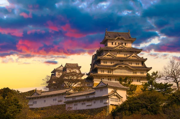 Japonya görkemli Himeji Kalesi. — Stok fotoğraf