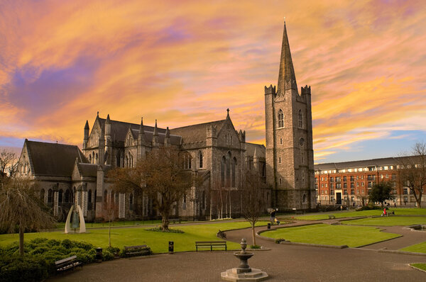 St. Patrick's Cathedral in Dublin, Ireland.