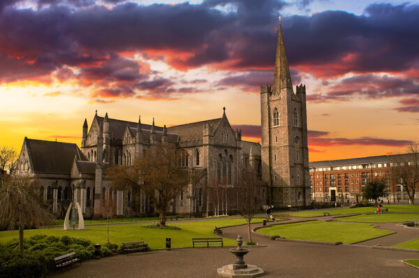 St. Patrick's Cathedral in Dublin, Ireland.