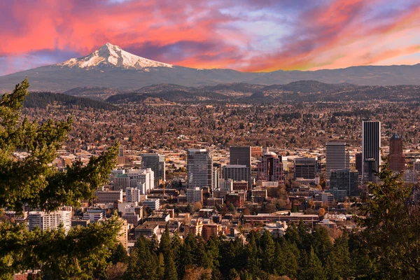 Vista bonita de Portland, Oregon — Fotografia de Stock