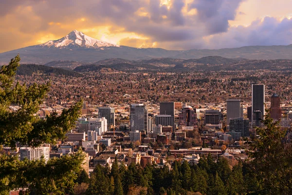 Schöne aussicht auf portland, oregon — Stockfoto