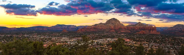 Coucher de soleil Vista de Sedona, Arizona — Photo