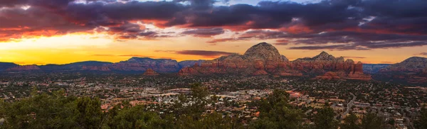 Sunset Vista de Sedona, Arizona — Fotografia de Stock